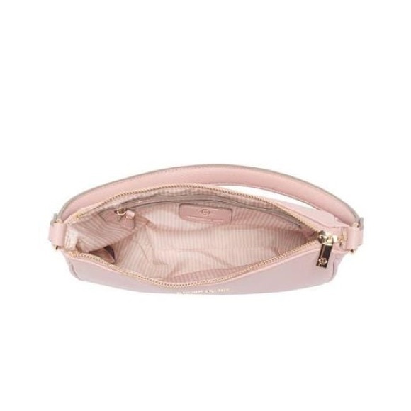 Nanette Lepore - Pink Shoulder Bag with Cherry Pouch - Picture 4 of 7